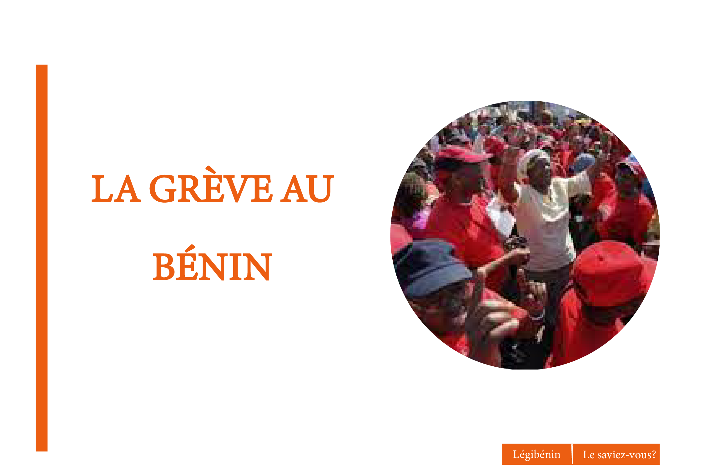 Grève au Bénin