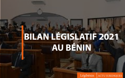 Bilan législatif 2021 : les lois votées, promulguées, et publiées !